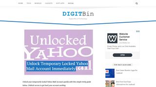 
                            1. Unlock Temporary Locked Yahoo Mail Account Immediately - DigitBin