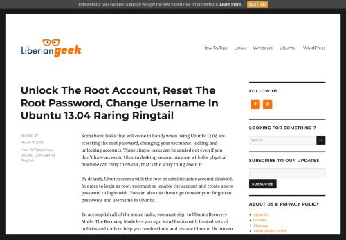 
                            11. Unlock The Root Account, Reset The Root Password, Change ...