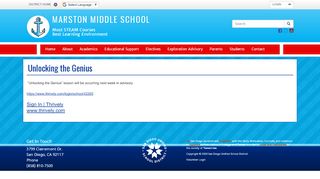 
                            6. Unlocking the Genius | Marston - San Diego Unified School District