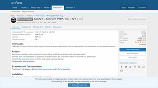 
                            5. Unmaintained - XenAPI - XenForo PHP REST API | XenForo community