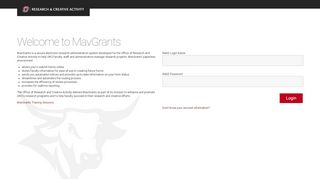 
                            10. UNO - MavGrants | System Login