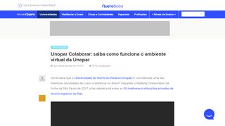 
                            12. Unopar Colaborar: Saiba Como Funciona O Ambiente Virtual Da ...