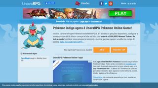 
                            5. UnovaRPG Jogo de Pokémon Online