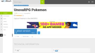 
                            5. UnovaRPG Pokemon 1.44 for Android - Download