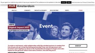 
                            10. Unpack Impact 2017 - Amsterdam - Impact Hub Amsterdam