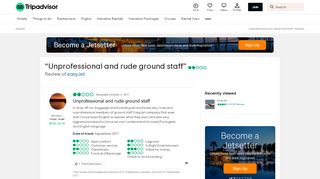 
                            10. Unprofessional and rude ground staff - Review of easyJet - TripAdvisor