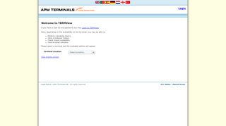 
                            6. Unregistered Users Page - TERMView - APM Terminals