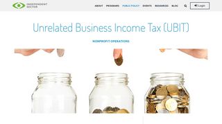 
                            12. Unrelated Business Income Tax (UBIT) — Independent Sector