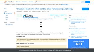 
                            7. Unsecured login error when sending email (Gmail) using AutoHotkey ...