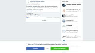 
                            9. Unser Alumni-Portal ist online! Ihr... - Technische Universität Ilmenau ...