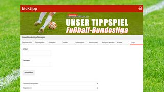 
                            5. Unser Bundesliga-Tippspiel - Login | kicktipp