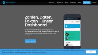 
                            4. Unser Dashboard / FLEETIZE