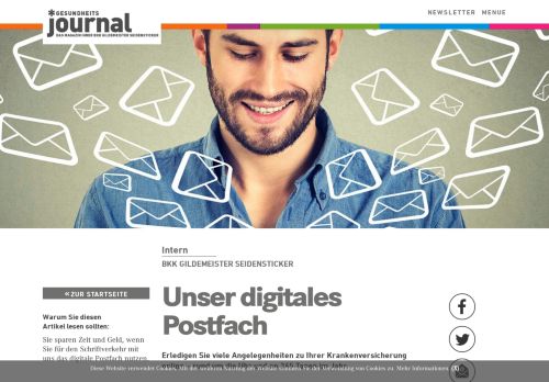 
                            8. Unser digitales Postfach