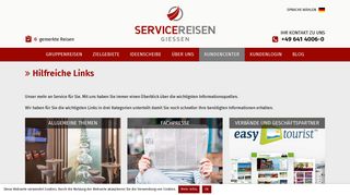 
                            9. Unser mehr an Service für Sie - SERVICE-REISEN Gruppenreisen für ...