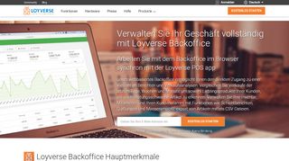 
                            3. Unser webbasiertes Backoffice - Loyverse