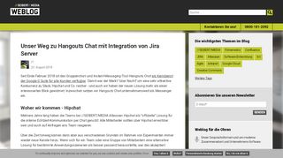 
                            12. Unser Weg zu Hangouts Chat mit Integration von Jira Server ...