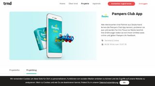 
                            7. Unsere Ansprechpartnerin für die Pampers Club App - trnd