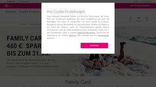 
                            3. Unsere Family Card Tarife im Überblick | Telekom