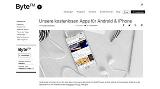 
                            6. Unsere kostenlosen Apps für Android & iPhone - ByteFM Blog – News ...