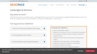 
                            2. Unsere Leistungen - GENOPACE GmbH