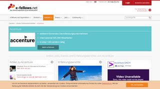 
                            13. Unsere Partnerunternehmen: Accenture | e-fellows.net