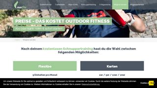 
                            4. Unsere Preise - Outdoor Fitness Kosten | everfits