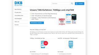 
                            2. Unsere TAN-Verfahren: TAN2go und chipTAN | DKB AG