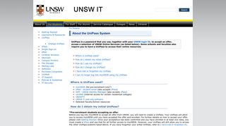 
                            10. UNSW IT - About the UniPass System