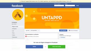 
                            9. Untappd - Página inicial | Facebook