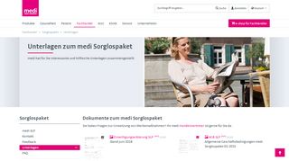 
                            2. Unterlagen zum medi Sorglospaket - medi GmbH