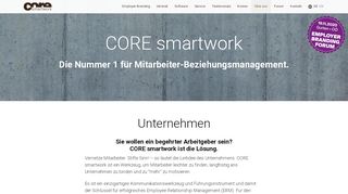 
                            7. Unternehmen - CORE smartwork, ERM Software
