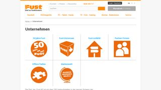 
                            6. Unternehmen - Fust Online-Shop für Elektrogeräte, Heimelektronik ...