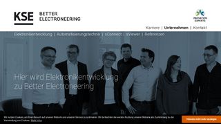 
                            2. Unternehmen | KSE GmbH - KSE GmbH
