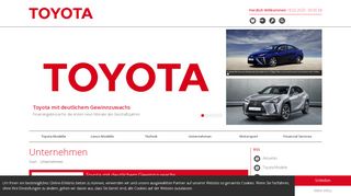 
                            13. Unternehmen - Toyota Deutschland Media-Website