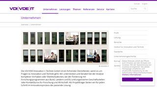 
                            6. Unternehmen | VDI/VDE Innovation + Technik GmbH: Projektträger ...