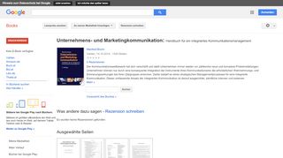 
                            13. Unternehmens- und Marketingkommunikation: Handbuch für ein ...