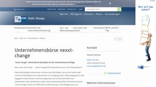 
                            13. Unternehmensbörse nexxt-change - IHK Halle-Dessau