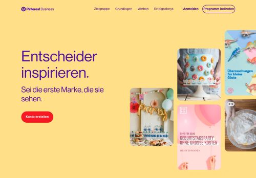 
                            3. Unternehmensprofil - Pinterest Business