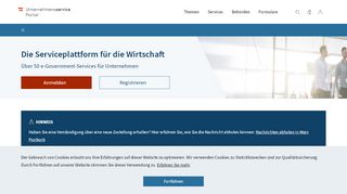 
                            10. Unternehmensserviceportal