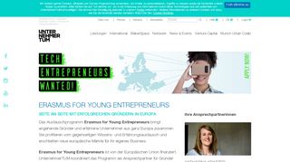 
                            6. UnternehmerTUM | Erasmus for Young Entrepreneurs