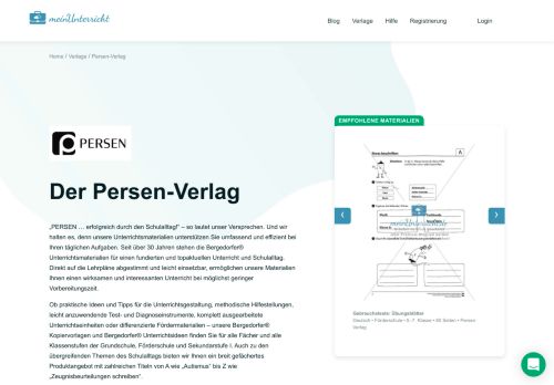 
                            2. Unterrichtsmaterial aus dem Persen Verlag | meinUnterricht.de