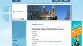 
                            6. Unterstützung für Aktive | Bistum Speyer