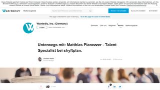 
                            11. Unterwegs mit: Matthias Pianezzer - Talent Specialist bei shyftplan ...