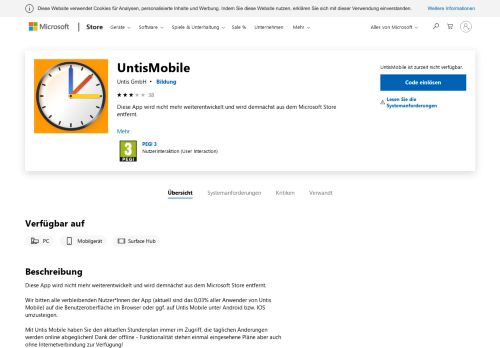 
                            13. UntisMobile beziehen – Microsoft Store de-AT