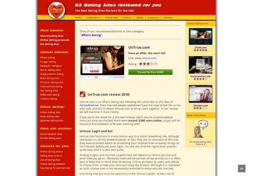 
                            4. UnTrue.com Review - dating sites reviews