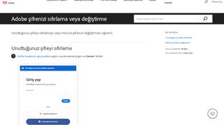 
                            8. Unuttuğunuz şifreyi sıfırlamayı veya mevcut şifrenizi değiştirmeyi ...