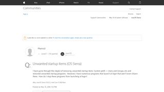 
                            5. Unwanted startup items (OS Sierra) - Apple Community - Apple ...