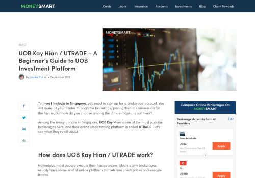 
                            13. UOB Kay Hian / UTRADE - A Beginner's Guide to UOB ...