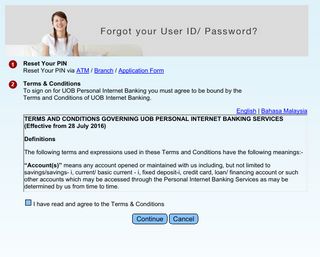 
                            4. UOB Personal Internet Banking First Time Sign On - UOB Malaysia