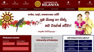 
                            5. UOK - Home | University of Kelaniya, Sri Lanka.